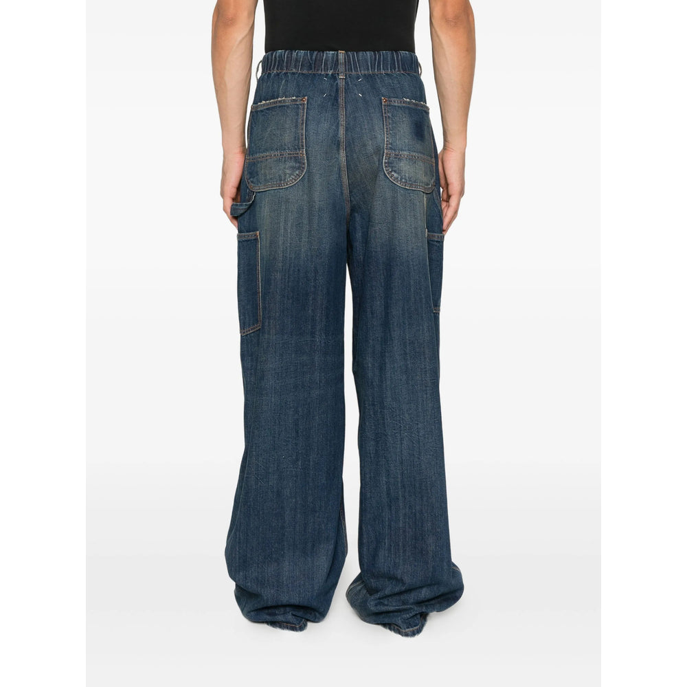 Maison Margiela Pants - Blue | d98a372a02443c9316326a60cb021ee2775da0b8