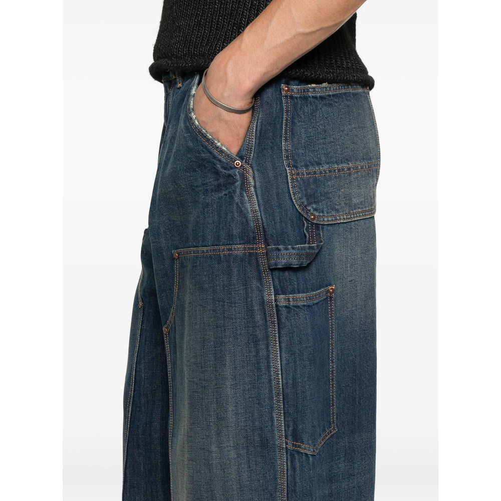 Maison Margiela Pants - Blue | 99baaff463ed1fb67e1172131c0aed442fd276db