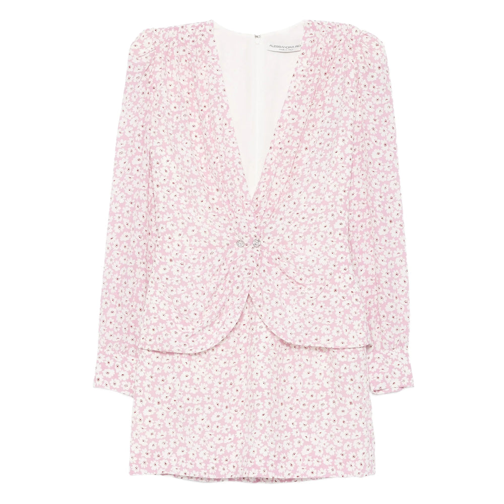 Alessandra Rich Dresses - Pink, White | ff273c2fec64e7af5449a2bd8f7ec7db485898ff