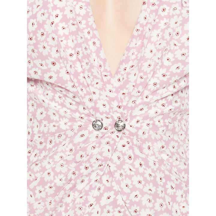 Alessandra Rich Dresses - Pink, White | 8805a2d42ad1f08d3b041dadf050eb8dd446f2a5