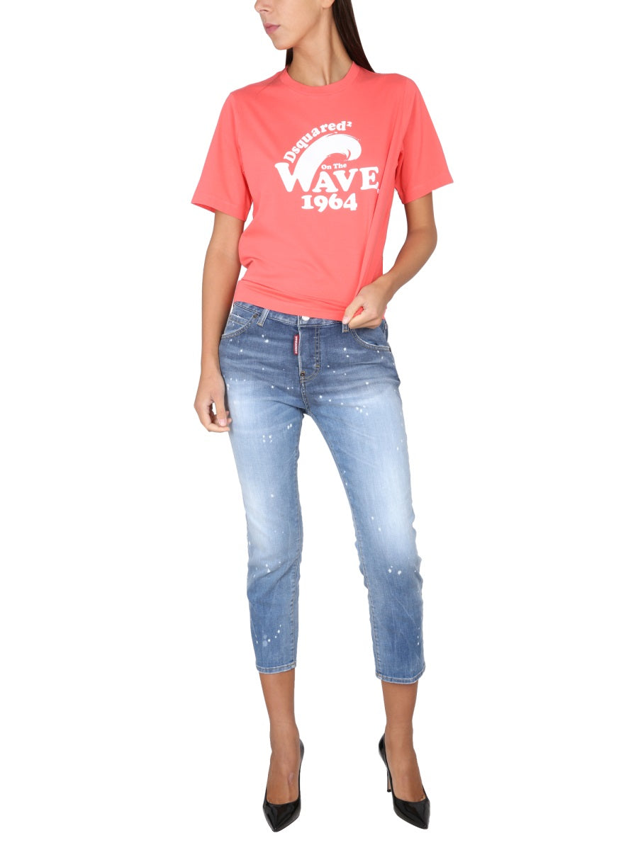 Dsquared2 T shirts - Pink | Wanan Luxury