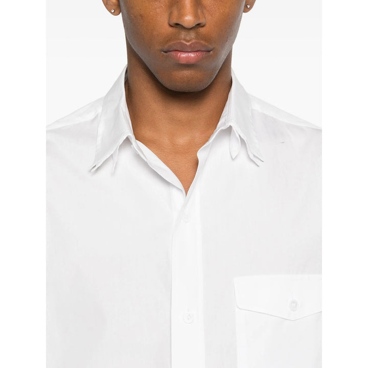 Yohji Yamamoto Shirts - White | 9167abf20ad7087c3fb4d8daed063a1c94b3fb95