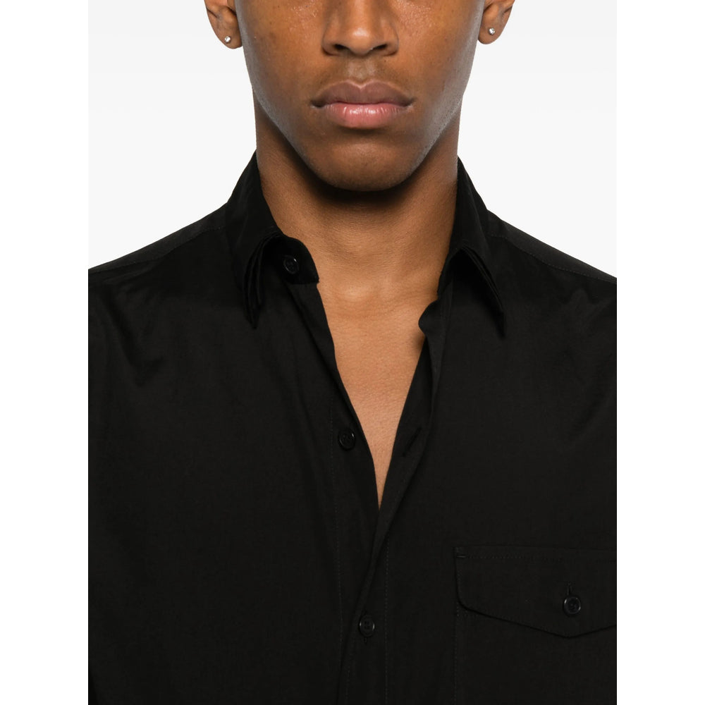 Yohji Yamamoto Shirts - Black | 58cd9ed61c19804ce6553b3eb90a375c5faf82ef