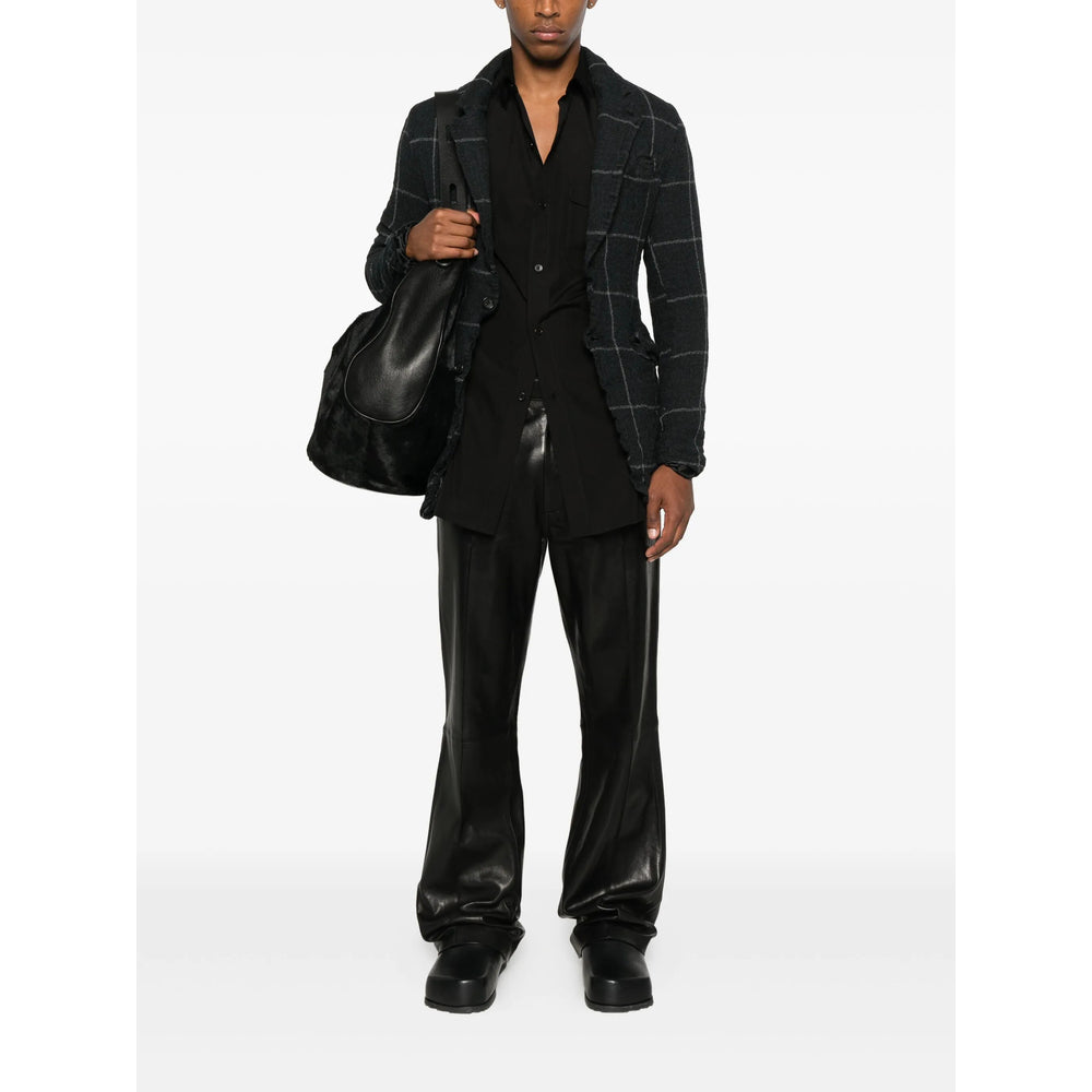 Yohji Yamamoto Shirts - Black | 77cc8a4ecdbcb503ebf0c2d26dc966956afa0379