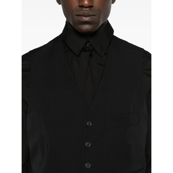 Yohji Yamamoto Waistcoats - Black | 9675fe349fcd32cb7f3b4d6f5e86b349b6b2ed88