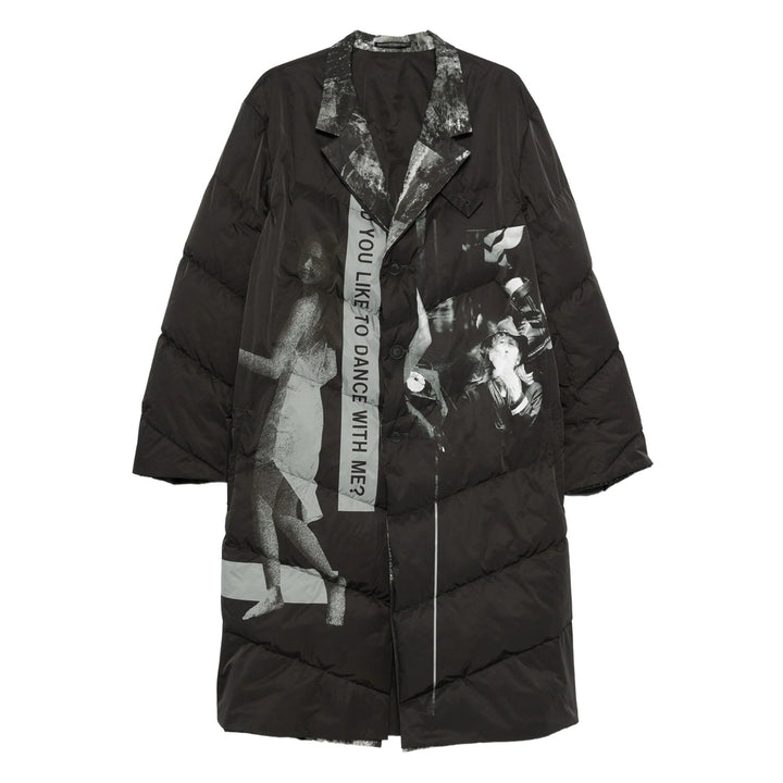 Yohji Yamamoto Coats - Black, Gray | 9d519b15f9ad4074833df43b96bb68f4647ae1ae
