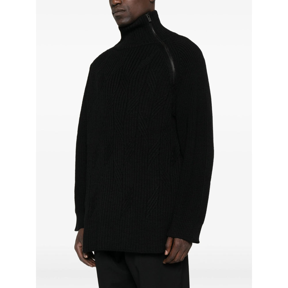 Yohji Yamamoto Sweaters - Black | 98e4224d7c11b8c994b5b08fdbf701280d660266