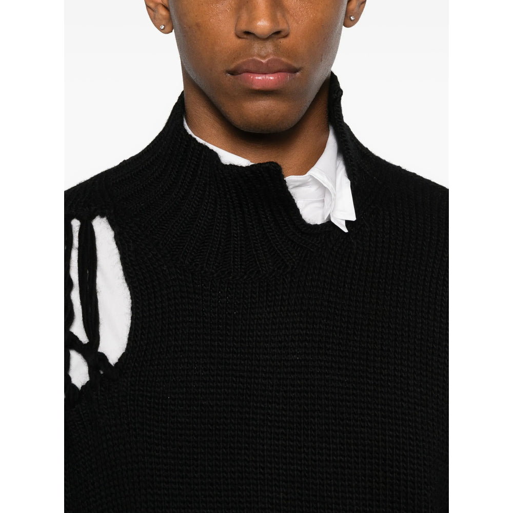 Yohji Yamamoto Sweaters - Black | 07edf929c2ad4c19d8785c93ca26cd388bc760ed