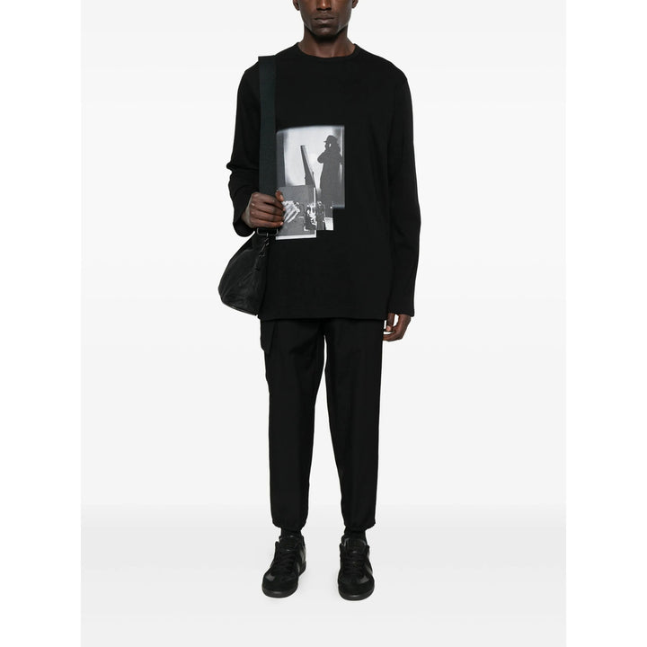 Yohji Yamamoto T Shirts - Black | 4d9d188d930abbe20c29ec82730b7cf48c43babb