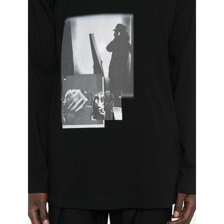 Yohji Yamamoto T Shirts - Black | aefffec73ab343b855c51213f221be32bcaf3659