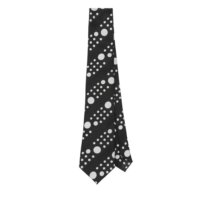 Yohji Yamamoto Ties - Black, White | 9534a96e8e2be747cf6176e7eb331a6326916af0