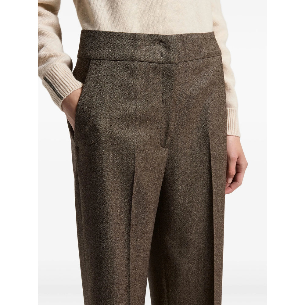 Peserico Pants - Brown | c6d44702e8ef86be614f1f8bdf52458e9276aa4d