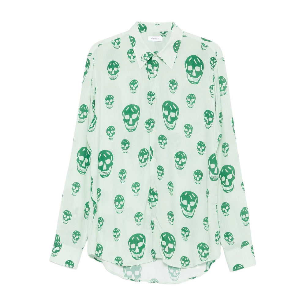 Alexander Mcqueen Shirts - Green | 75598b28df04cf48f54b0117cff435a9f25c3805