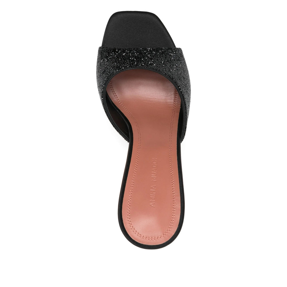 Amina Muaddi Shoes - Black | d19391a2e08ac026f4656631a15551eabe4b9eb0