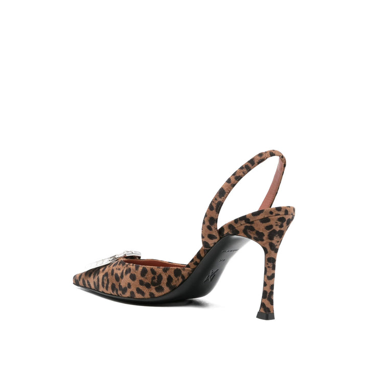 Amina Muaddi Shoes - Brown | a58b11d58dfbbc34c8e51e4f7d6e4b335c279006