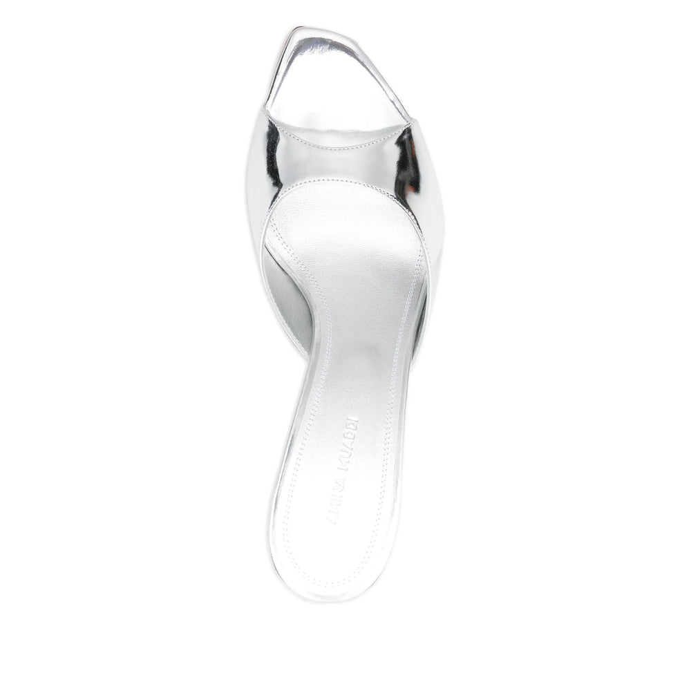 Amina Muaddi Shoes - Silver | 0996dd76eaa1febe3ec696458e51de6a6578feae