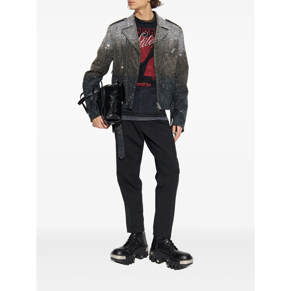 Dsquared2 T Shirts - Gray, Red | 37402ebc9a8739bbcf4891a9563f04bb19ba45ae