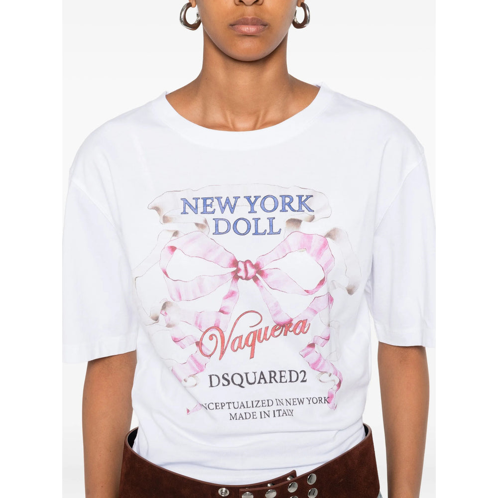 Dsquared2 T Shirts - White | aad472e4e784f5f676602881f92ed087387034d5