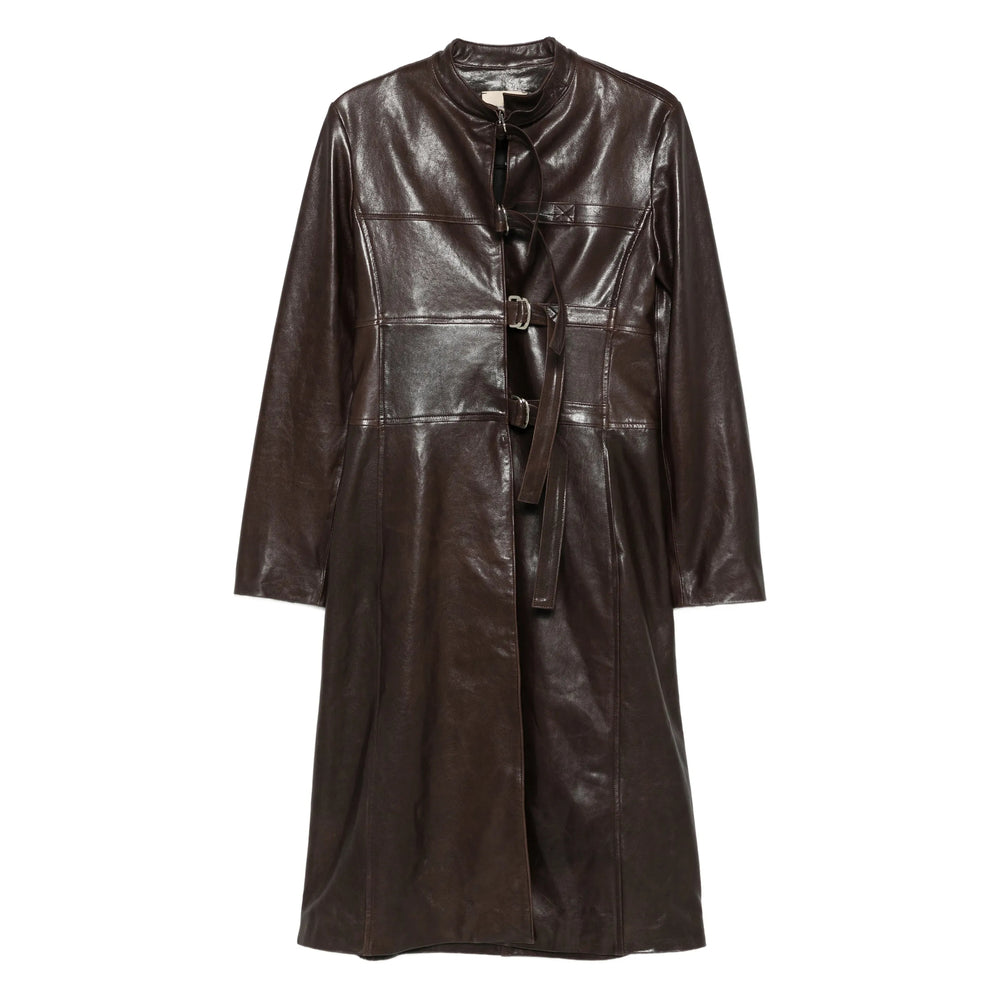 Paloma Wool Leather Outerwears - Brown | 4dcb0746a95f1d0fa6dbe19e35b5ce8b364d17ce