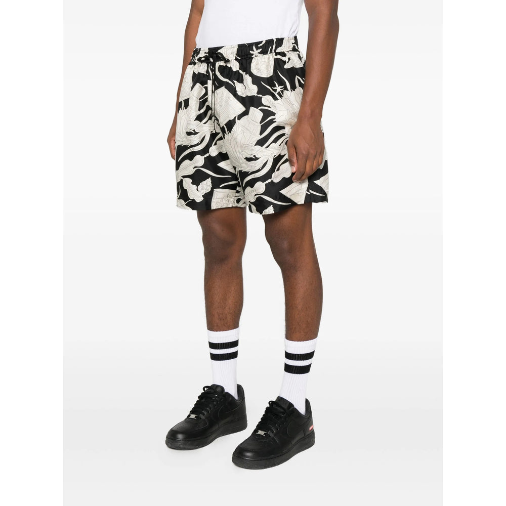 Amiri Shorts - Black, White | ff229603f0914a0518295be41fb906c9e9d1b119