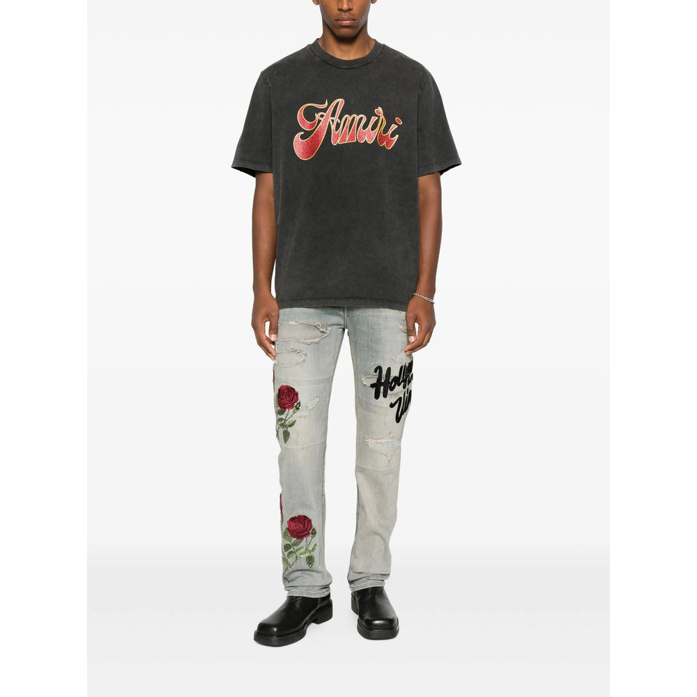 Amiri T Shirts - Black | dda330c8e2bc2cc4ed45c7417a0914447bb6f952