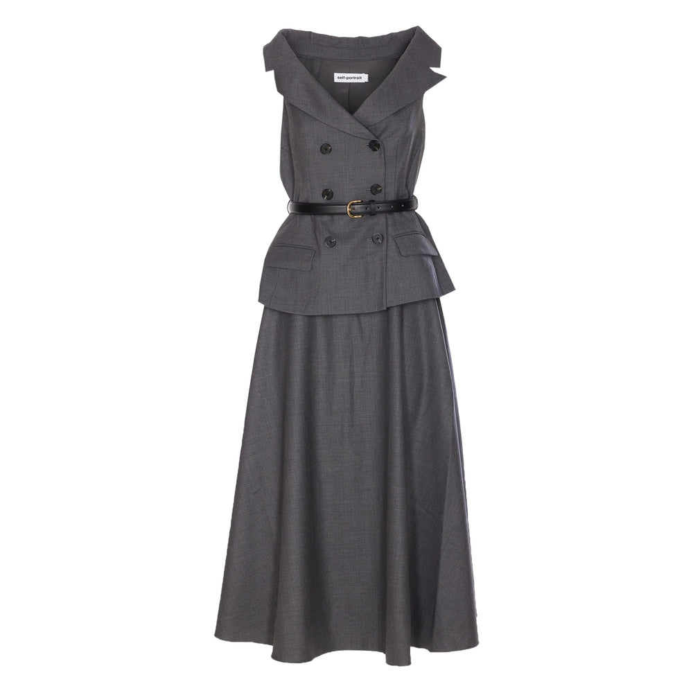 Self-Portrait Dresses - Gray | d00120c26e089c38bfe00bdacce6bd05fe8c41ed