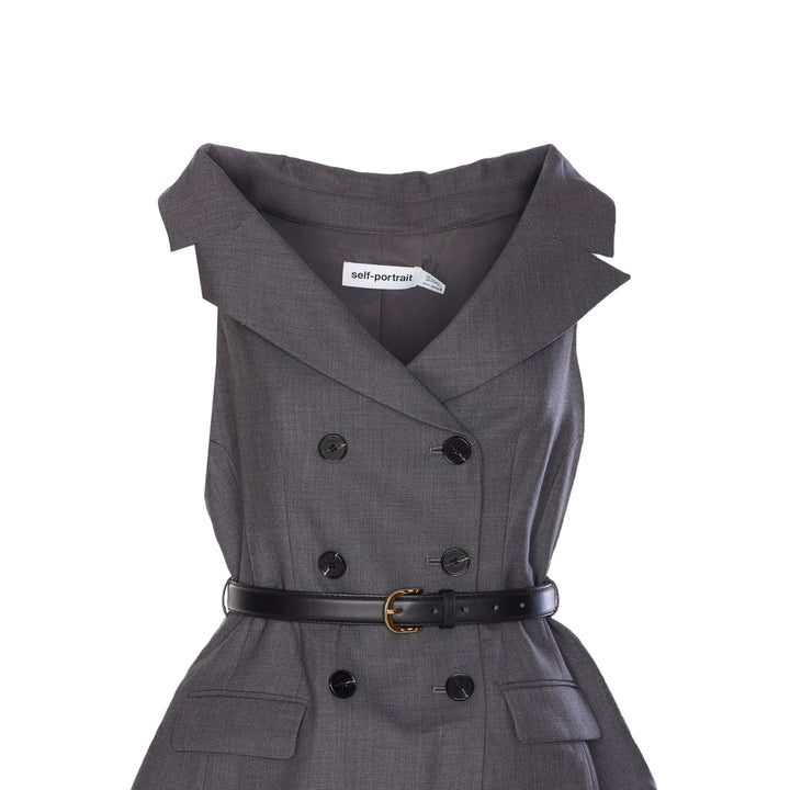 Self-Portrait Dresses - Gray | 83e6d059c26b65f5fd5830a48c1efe1166dba2f3