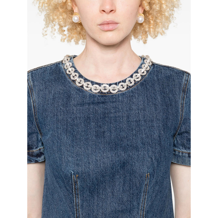 Self-Portrait Dresses - Blue | 33a634177d84da5c7519cd276435b609aad49bd5