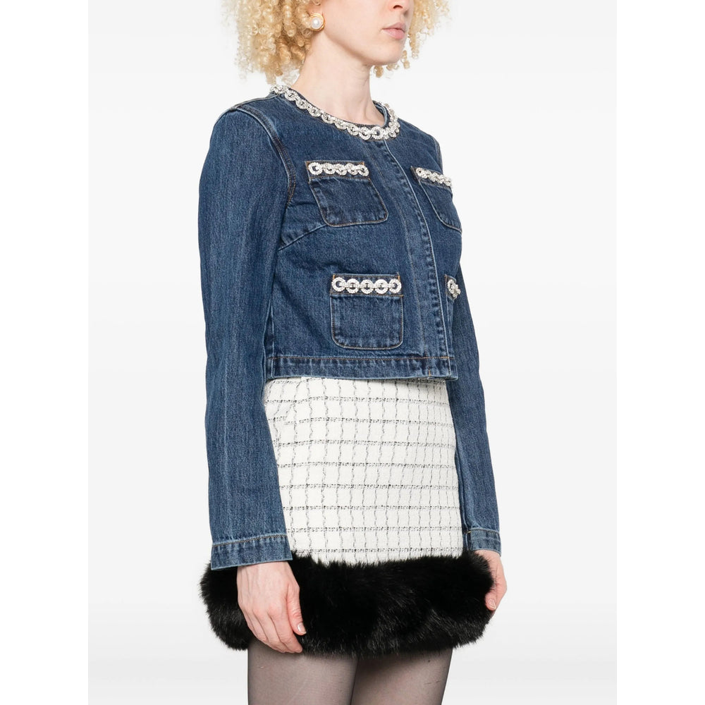 Self-Portrait Outerwears - Blue | 5ce9fb1f251099eac2061f860e91fb2d502d6138