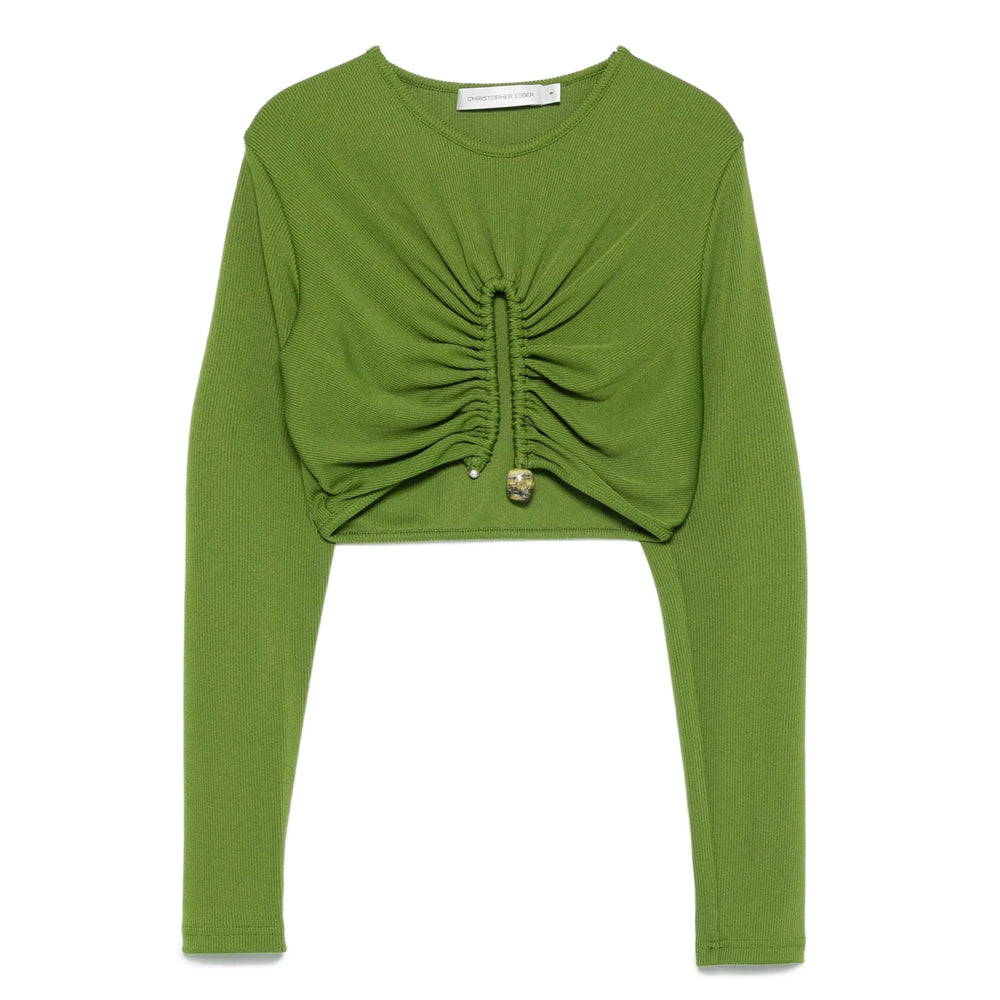 Christopher Esber Tops - Green | 4a9f0fbfdc7c52aad80355d3de7dbc51e2f8aa1f