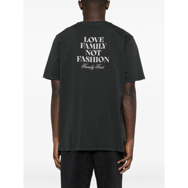 Family First T Shirts - Gray | aa2003f60cc28142f06766276d190db87736a11c