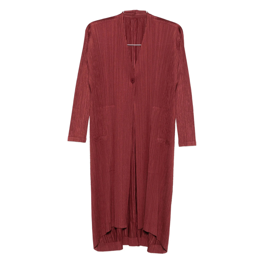 Pleats Please Issey Miyake Coats - Red | 2ffd7480615ef1d9ddcdbcd56eb72a9b69f89e06