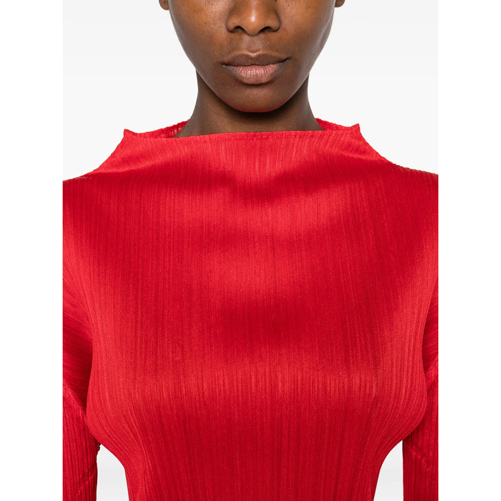 Pleats Please Issey Miyake Shirts - Red | ce7b5caaef6817aa7c7f5eb23a2b3db9eb025ed9