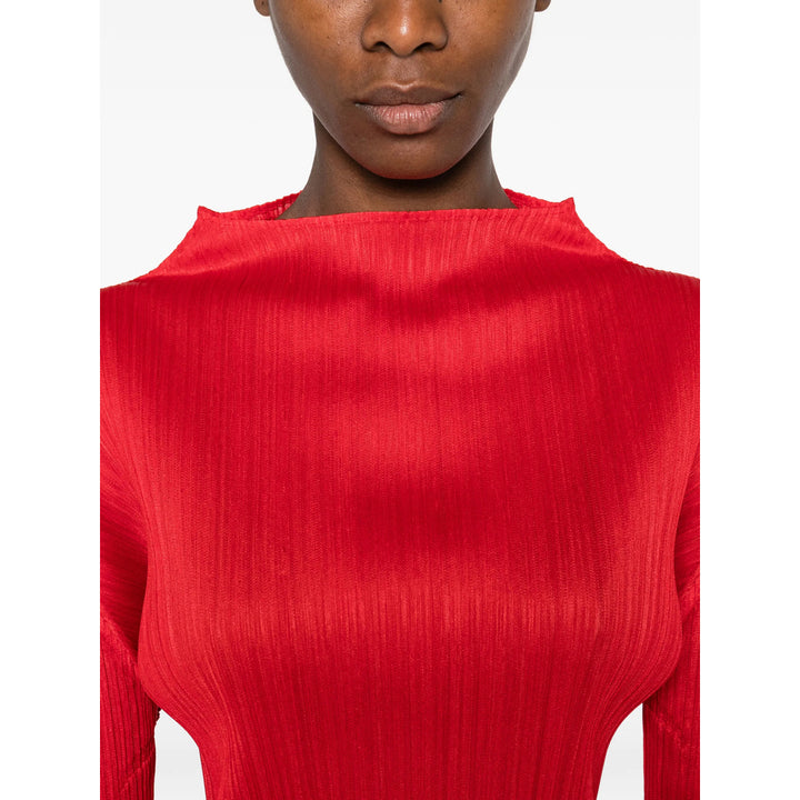 Pleats Please Issey Miyake Shirts - Red | ce7b5caaef6817aa7c7f5eb23a2b3db9eb025ed9