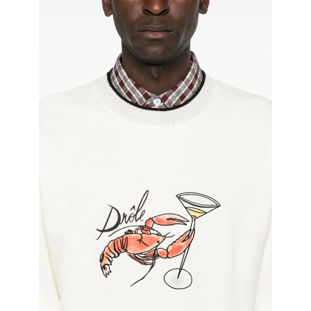DrôLe De Monsieur Sweatshirts - White | 3464fbe7c5ffefe381a7d5fe0899db4e39205683