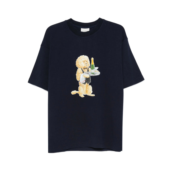 DrôLe De Monsieur T Shirts - Blue | ae1ad2b5d986e305a749d1e66754ca5210e9e16d