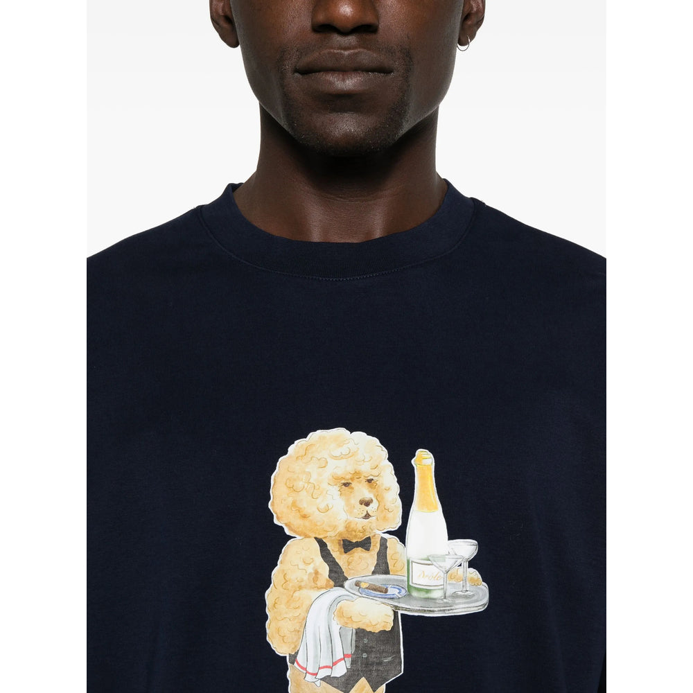 DrôLe De Monsieur T Shirts - Blue | 70c021357a5f607dc5d3b5a63232122c97ed79f9