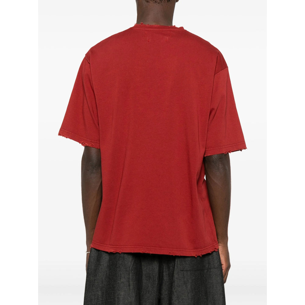 Stay Human On Earth T Shirts - Red | edcddbc9e5e6b17b7decbf8bae5ff3632dc9a1e6