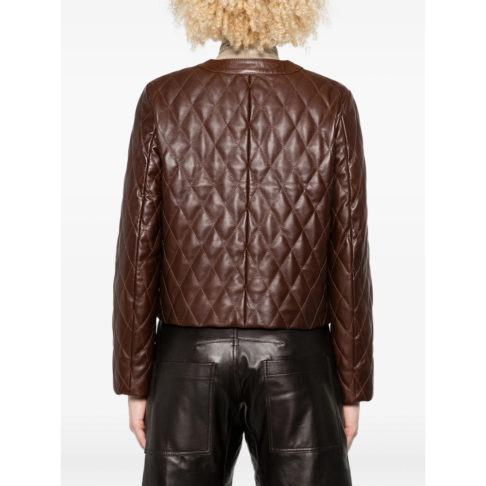 Nili Lotan Leather Outerwears - Red | 813a32789c72dbc732a23716e0626cfd848c5781