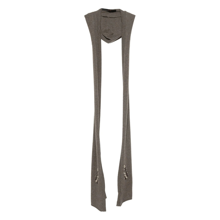 Ziggy Chen Scarves - White, Blue | b3644dee805b3e1de317231f47db36f69c6f601c