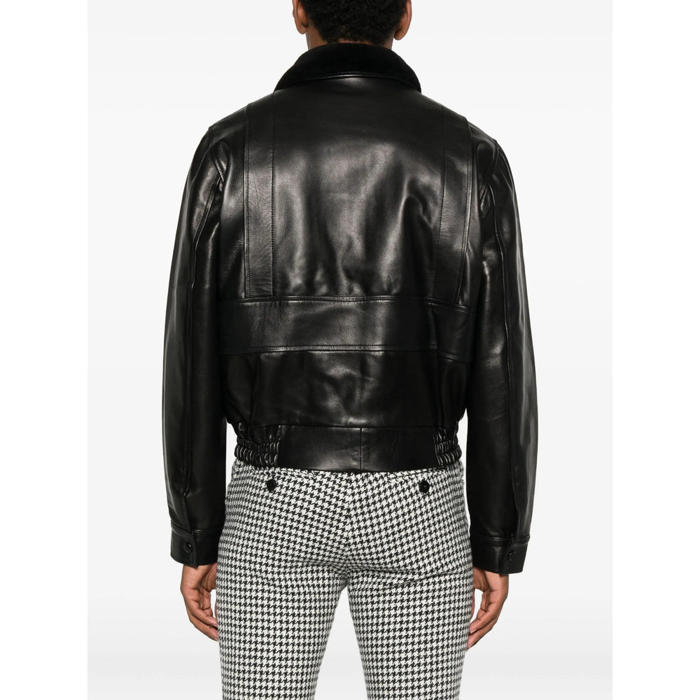 Ernest W. Baker Leather Outerwears - Black | c8c97dff1bdebe8661c59cb7bf9849bbb49afea0