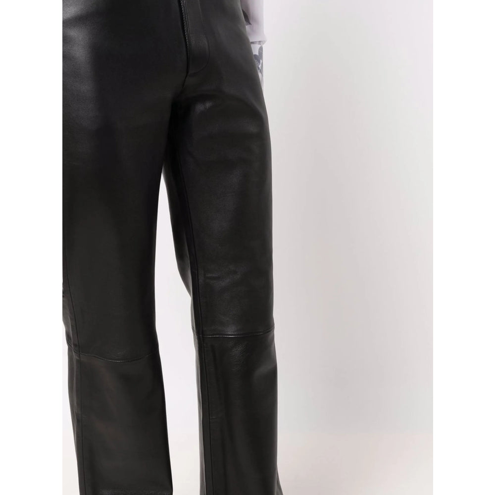 Ernest W. Baker Leather Pants - Black | 5ca431c111e734b30a8ad6c097d019fd757002b7