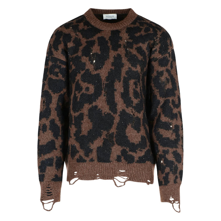 Laneus Sweaters - Brown, Black | aa05c7e2816aeef3360e6e0eafb08dd3410ede9b