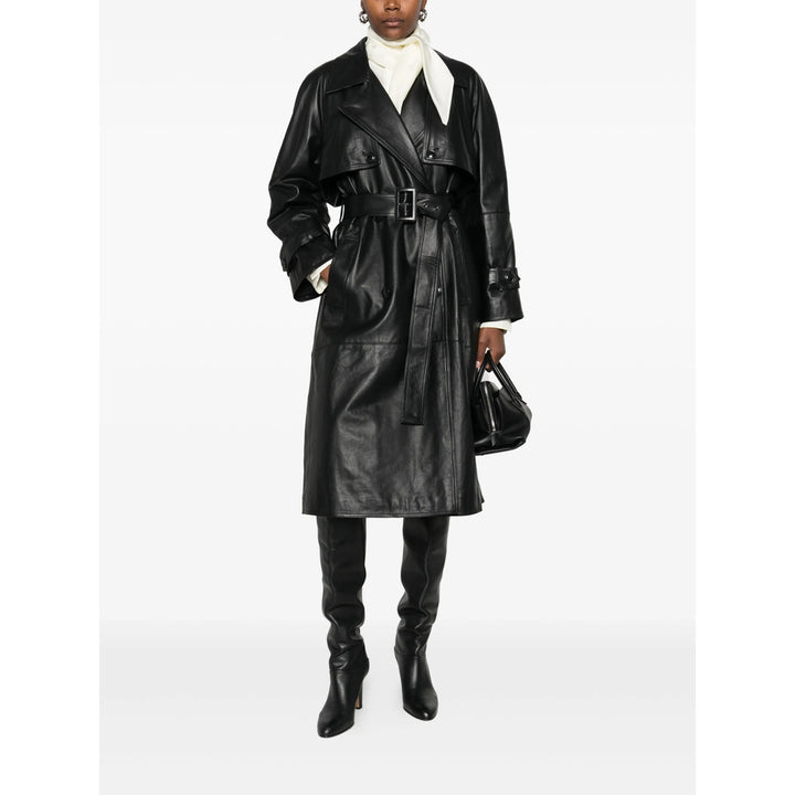 Stella Maxwell For Marella Leather Outerwears - Black | 2ee2bdb0f072837d139e8d9a33f8bbfcc66030ca