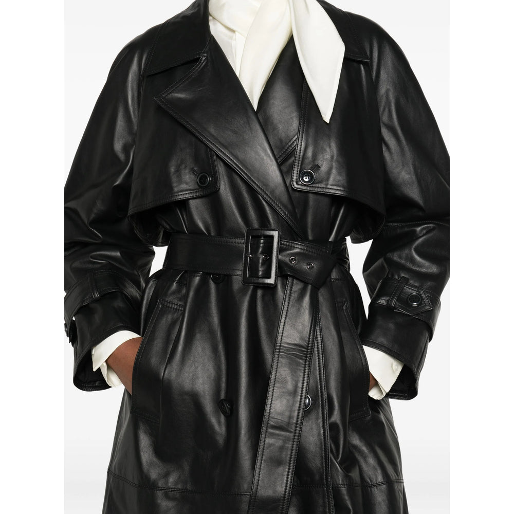 Stella Maxwell For Marella Leather Outerwears - Black | 849f3727ed244bf5567d08883989dd45a2ea44de