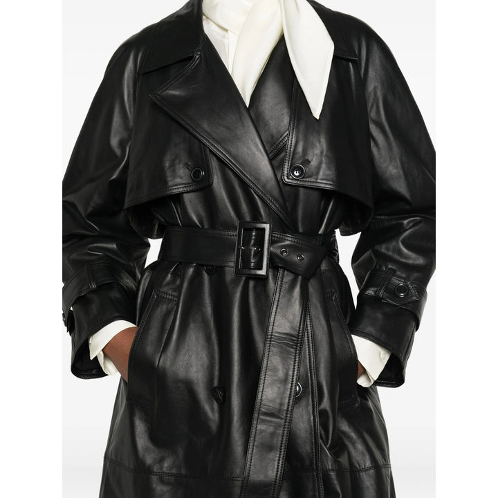 Stella Maxwell For Marella Leather Outerwears - Black | 849f3727ed244bf5567d08883989dd45a2ea44de