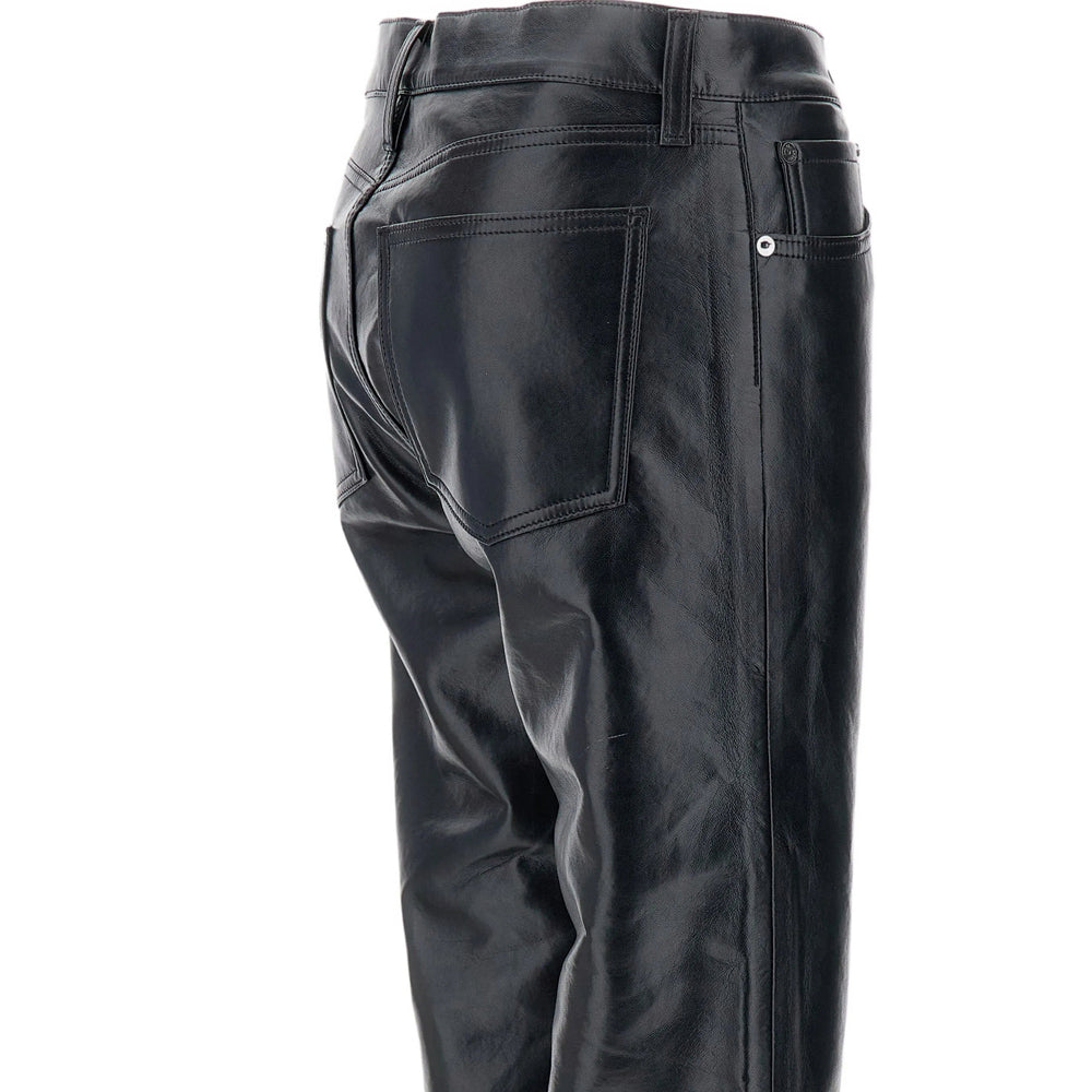 Agolde Leather Pants - Black | b1526c17197e36230dfd785e52828bed770b9d39