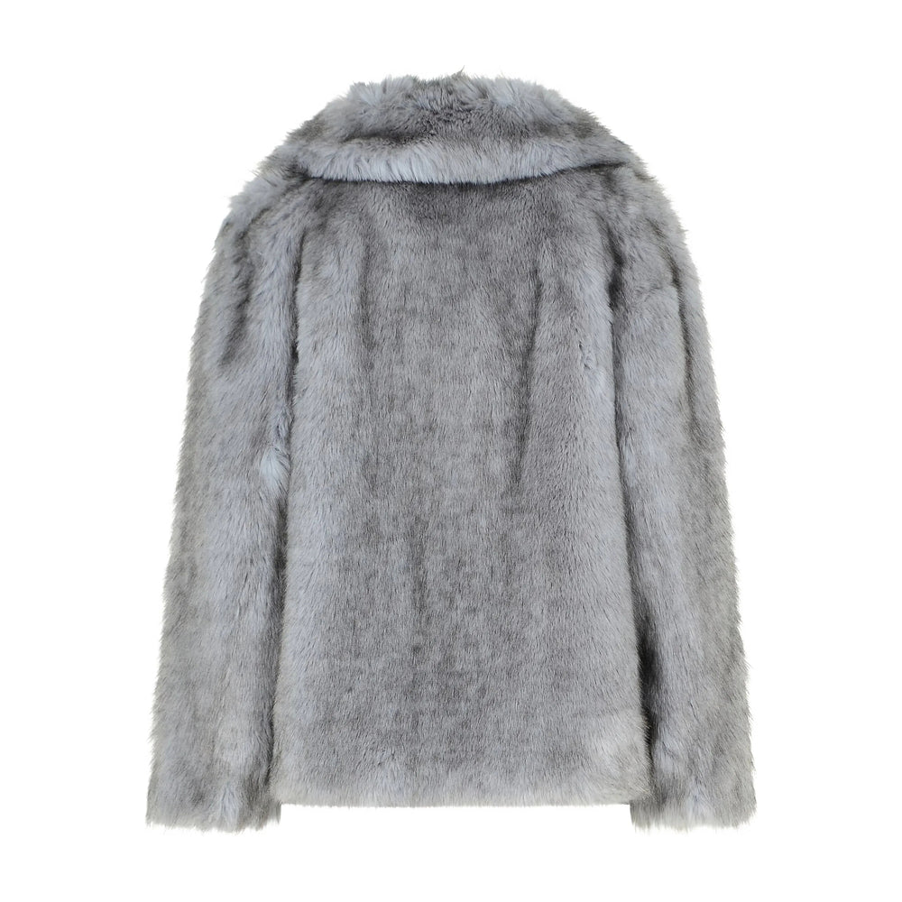 Stand Leather Outerwears - Gray | 821c7e1130748e0857aaaa5c82e6f65bdfe294f7