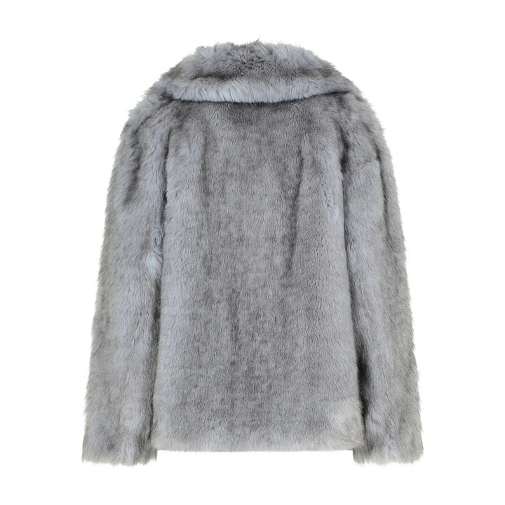 Stand Leather Outerwears - Gray | 821c7e1130748e0857aaaa5c82e6f65bdfe294f7