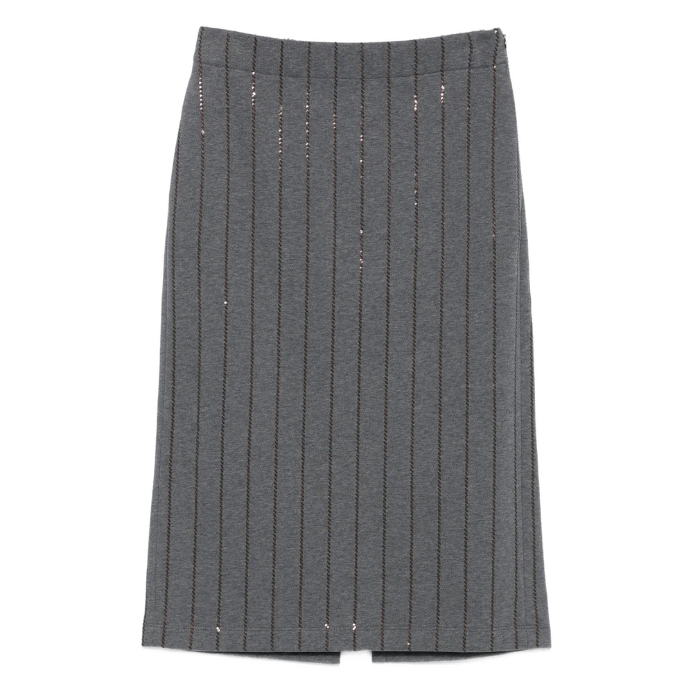 Brunello Cucinelli Skirts - Gray | 1d926bd800d508a755f4935550e25301f9a44102